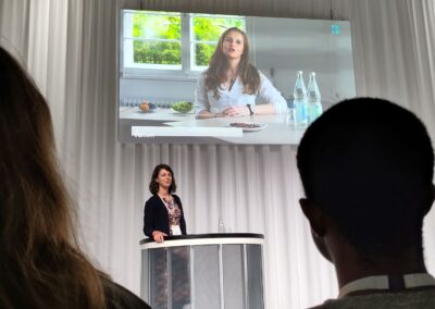 Photo of the presentation given at glasstec-International Trade Fair